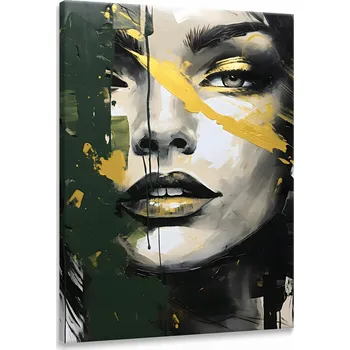 Obraz Obraz na zeď Abstraktní PORTRET Ženy Barvy Styl Glamour 60x90