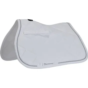 Všestranná podsedlová dečka EQUESTRO Cotton prošívaná white VS