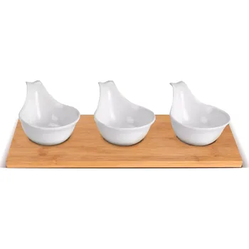 Talíř Lamart LT9219 Bamboo 27 x 12 cm 3 ks