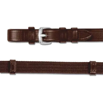 Jezdectví Otěže WALDHAUSEN plátěné hnědé FULL