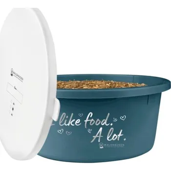 Miska pro psa Miska na krmivo WALDHAUSEN s víkem petrol blue (XL)