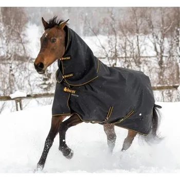 Jezdectví Výběhová deka BUCAS Irish Turnout 50g + Neck black/gold 125cm