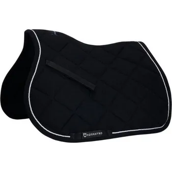 Všestranná podsedlová dečka EQUESTRO Cotton prošívaná black VS