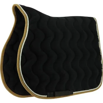 Všestranná podsedlová dečka EQUITHEME Polyfun black/taupe VS