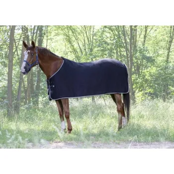 Deka pro koně Odpocovací deka RIDING WORLD Polar černá/šedá 125cm