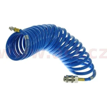 Nářadí na motocykly hadice vzduchová spirálová se spojkou (vnitřní průměr 5 mm) 5 m