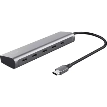 USB hub Trust Halyx Aluminium 5 ports