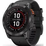 Garmin fenix 7X Pro Solar Slate GrayStainless Steel Black Band 010-02778-01