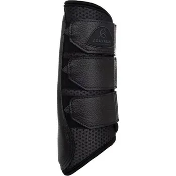 Koňské kamaše Kamaše ACAVALLO perforované zadní černé (XL)