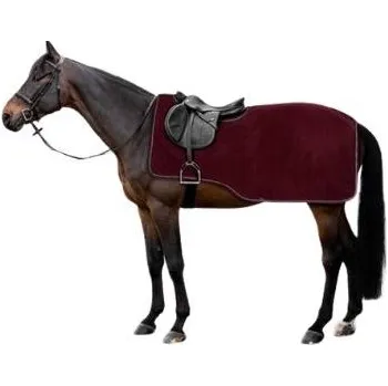 Deka pro koně Bederní deka HORZE Kiel fleecová burgundy 145cm