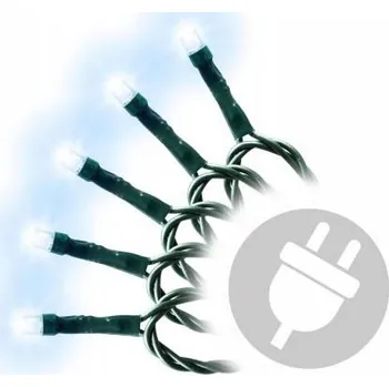 Vánoce Vánoční LED řetěz - 18 m, 200 LED, studená bílá