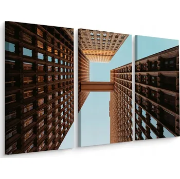 Obraz Obraz Triptych ARCHITEKTURA Pohled Zespodu 3D 60x40