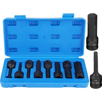 Bit VORFAL Rázové násadky IMBUS HEX H5-H19 1/2", 8ks