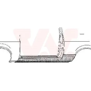 Prah karosérie Nástupní panel VAN WEZEL 1837102