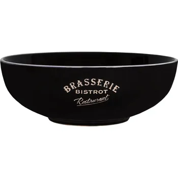 Miska pro psa Antic Line Keramická miska Brasserie - černá