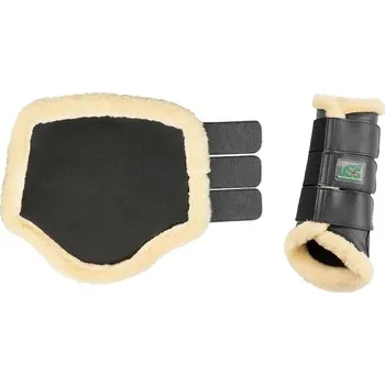 Koňské kamaše Kamaše USG s beránkem černé (XL)