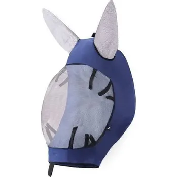 Koňská maska proti hmyzu Maska proti hmyzu HORZE Soft Stretch modrá PONY