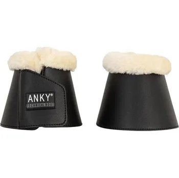 Koňské kamaše Zvony ANKY s beránkem ATB22003 black (L)