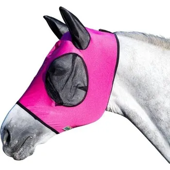 Koňská maska proti hmyzu Maska proti hmyzu USG Spandex II. růžová PONY