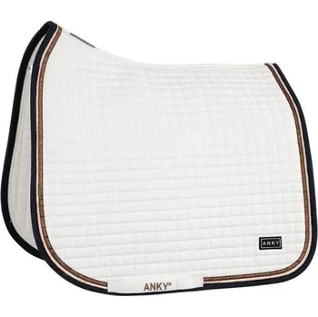 Jezdectví Drezurní podsedlová dečka ANKY Cotton Twill XB21007 white DR