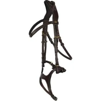 Uzdečka HORZE Peckham s anatomickým nánosníkem hnědá COB