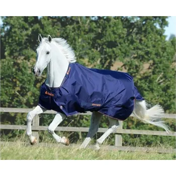 Vybavení pro koně Lehká výběhová deka BUCAS Therapy navy 145cm