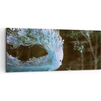 Obraz Foto obraz na plátně 100x40 abstrakce do obýváku ložnice na zeď velký