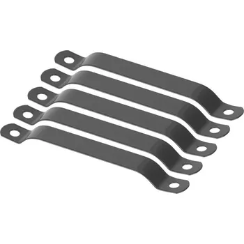 Příslušenství pro plot Strend Pro Pás METALTEC, 38 mm, antracit, RAL7016, pro kulatý sloupek, balení 5ks