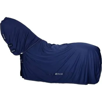 Deka pro koně Transportní/odpocovací deka BUCAS Power Cooler & Neck navy/silver 145cm