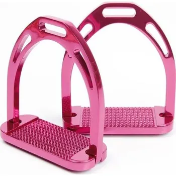 Třmeny HARRY'S HORSE Aluminium fuchsia