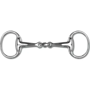 Udidlo pro koně Udidlo oliva WALDHAUSEN dvakrát lomené 135mm/18mm