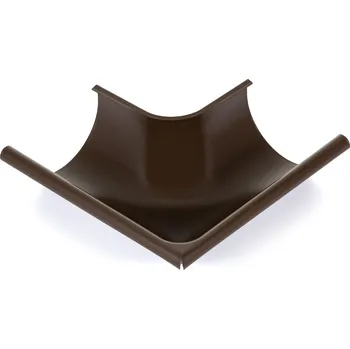 okap PRODOMOS line Roh vnější pro okapový žlab 250 mm univerzální pozinkovaný lakovaný RAL 8017 hnědý