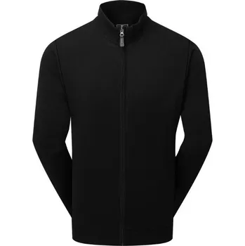 FootJoy Drirelease Full-Zip Midlayer pánský svetr, černý pánské, M