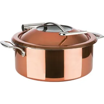 Hrnec APS chafing dish “ORBIT”, měděný, 4 l