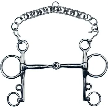 Udidlo pro koně Udidlo pelham FEELING jednou lomené 115mm/12mm