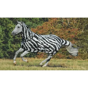 Deka pro koně Deka proti hmyzu BUCAS Buzz-Off Full-Neck Zebra 105cm