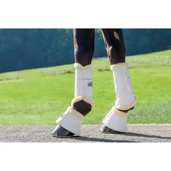 Koňské kamaše Kamaše USG s beránkem bílé (M)