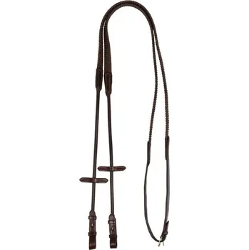 Otěže ACAVALLO Tabular dark brown