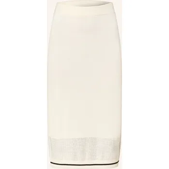 Dámská sukně Liu Jo Dámská Úpletová Sukně S Ozdobnými Kamínky, krémová /...