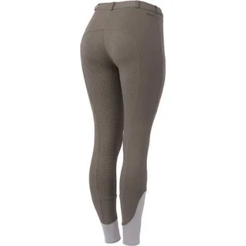 Jezdecké kalhoty Dámské jezdecké rajtky HORZE Felicia full grip hnědé (34)