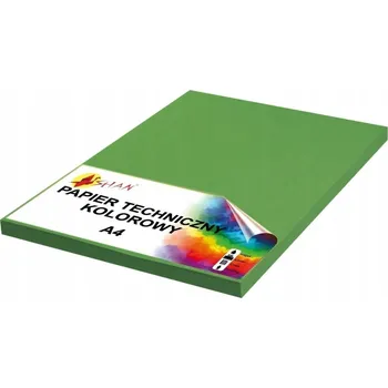 Papír pro tiskárny Technický papír A4 220g, vojenská zelená, 50 listů
