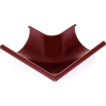 okap PRODOMOS line Roh vnější pro okapový žlab 250 mm univerzální pozinkovaný lakovaný RAL 3009 červenohnědý