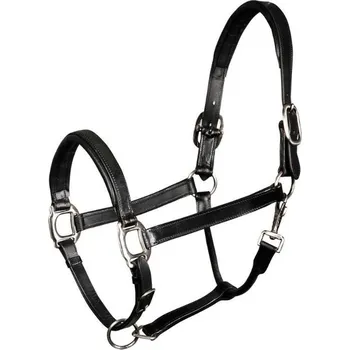 Kožená ohlávka HARRY'S HORSE černá COB