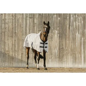 Deka pro koně Deka proti hmyzu EQUITHEME UV bílá 150cm