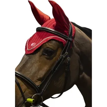 Koňská maska proti hmyzu Čabraka LAMI-CELL Luxin red FULL