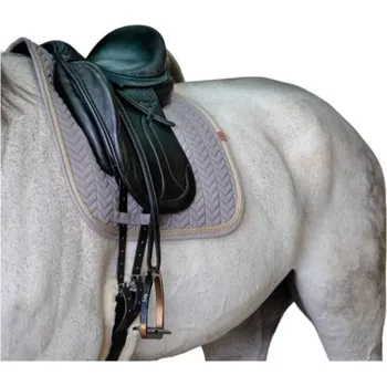 Drezurní podsedlová dečka EQUITHEME Softy šedá DR