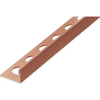 ukončovací lišta Lišta ukončovací 10,5/270 tvar L nerez PVD bronzová kartáčovaná