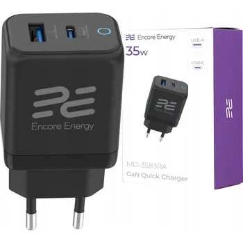 Rychlá nabíječka telefonu duální USB-A USB-C QC PD Encore Energy 35W