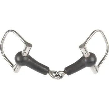 Udidlo pro koně Udidlo déčko HARRY'S HORSE Rubber jednou lomené 20mm/13,5cm