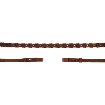 Otěže BR Hunter tobacco/silver FULL